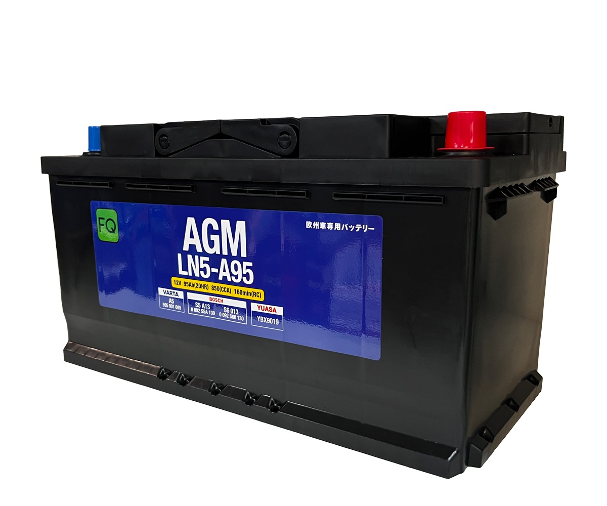 Батарея аккумуляторная FQ LN5A95 95А/ч 850А 12В обратная полярн. стандартные (Европа) клеммы