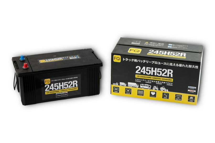Батарея аккумуляторная FQ 245H52R 225А/ч 1200А 12В прямая полярн. выносные (Азия) клеммы